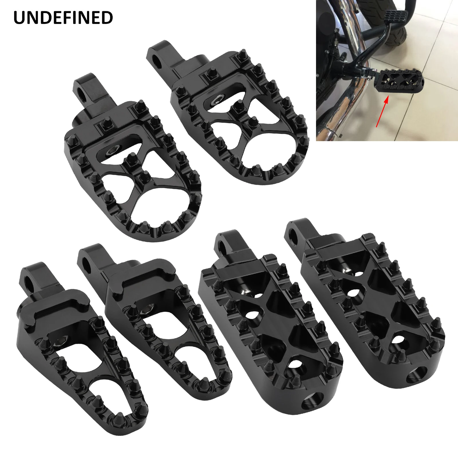 Motorcycle Foot Pegs MX Wide Footrest Pedals Black Spike for Harley Sportster 883 XL1200 XL883 Softail Blackline Breakout Rocker
Motorcycle Foot Pegs MX Wide Footrest Pedals Black Spike for Harley Sportster 883 XL1200 XL883 Softail Blackline Breakout Rocker