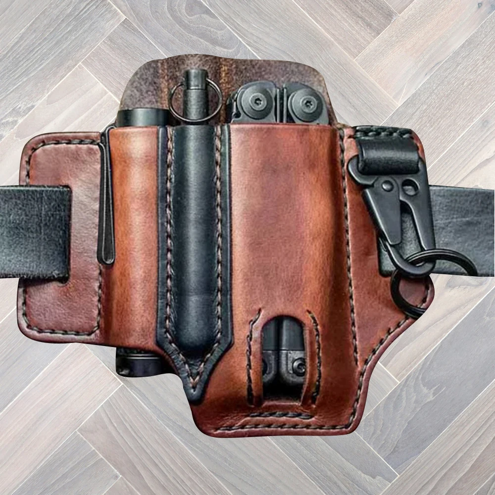 Retro Tactical Multifunction Belt New Multitool Leather Sheath Pocket Portable Multi-tool Storage Bag for Hunting Camping Tool
Retro Tactical Multifunction Belt New Multitool Leather Sheath Pocket Portable Multi-tool Storage Bag for Hunting Camping Tool