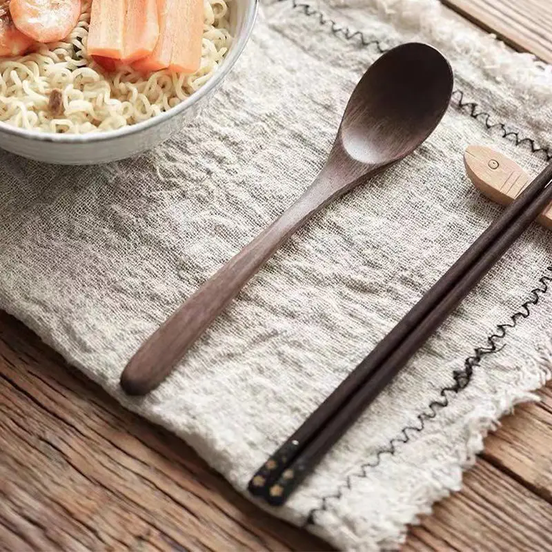 Wooden Spoon Bamboo Kitchen Cooking Utensil Tool Soup Teaspoon Catering for Kicthen Wooden Spoon Soup Spoon 
Wooden Spoon Bamboo Kitchen Cooking Utensil Tool Soup Teaspoon Catering for Kicthen Wooden Spoon Soup Spoon