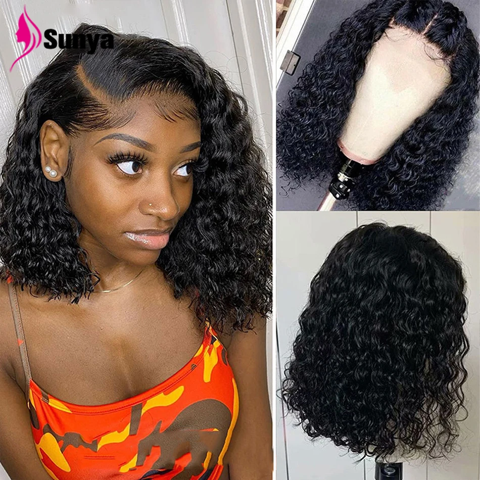Deep Wave 13x4 Lace Front Wig Short Bob Frontal Human Hair Wigs Brazilian Remy Pre Plucked Lace Closure Natural Color
Deep Wave 13x4 Lace Front Wig Short Bob Frontal Human Hair Wigs Brazilian Remy Pre Plucked Lace Closure Natural Color