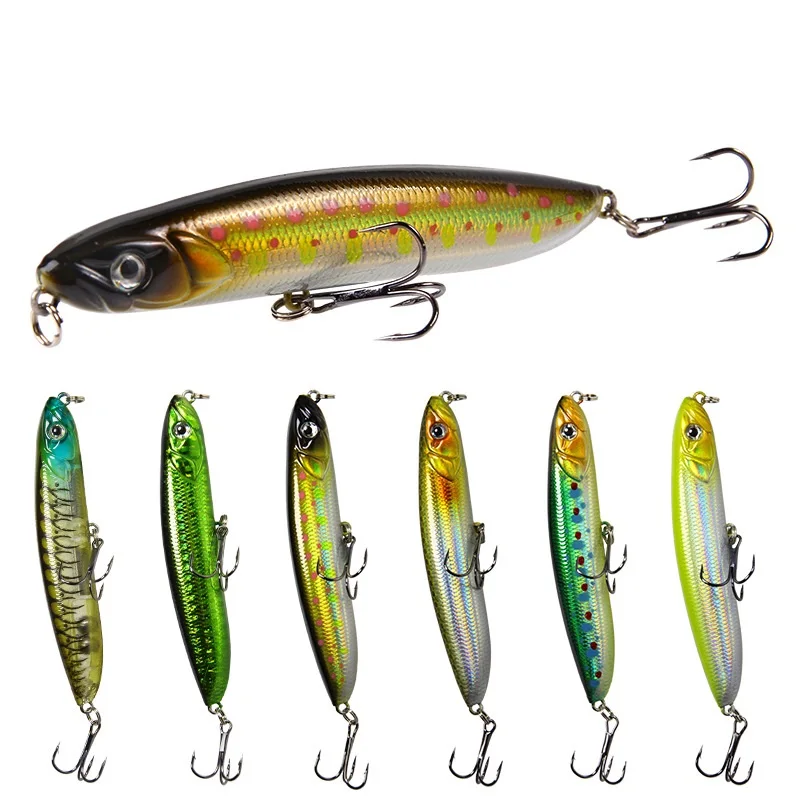 

Fishing Lures Fake Baits 95mm Minnow Luya Hard Artificial Bionic Bait Tackle 3D Eyes Quality Hooks Fish Rod Accessories