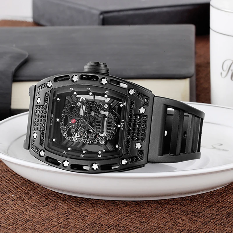 SKONE Silicone Strap Fashion Watch Men Waterproof Skull Hollow-carved Quartz Man's Wristwatch
SKONE Silicone Strap Fashion Watch Men Waterproof Skull Hollow-carved Quartz Man's Wristwatch