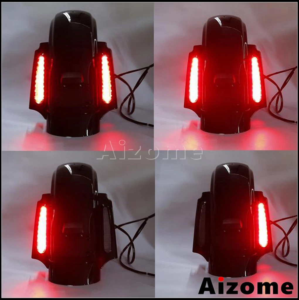 CVO Motorcycle LED Rear Fender System For Harley Touring Road King Street Glide Road Glide Electra Glide 2009-13 Mud Guard Kit
CVO Motorcycle LED Rear Fender System For Harley Touring Road King Street Glide Road Glide Electra Glide 2009-13 Mud Guard Kit