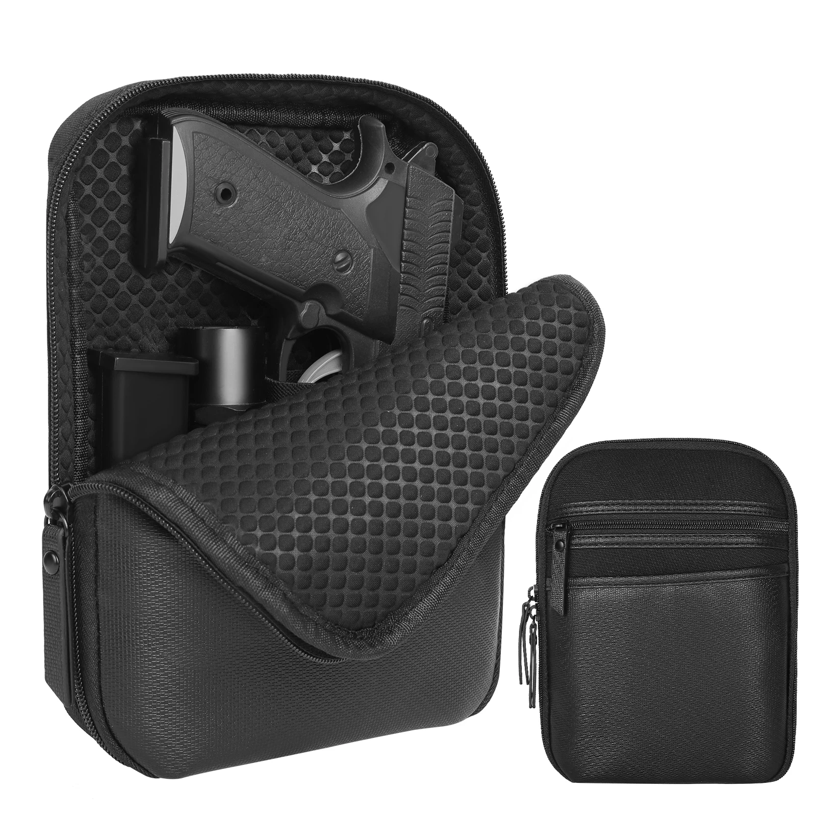 Tactical Concealed Gun Bag Pistol Pouch Holster Fanny Pack Waist Pocket Gun Carry Protection Case for Handgun with Belt Loop
Tactical Concealed Gun Bag Pistol Pouch Holster Fanny Pack Waist Pocket Gun Carry Protection Case for Handgun with Belt Loop