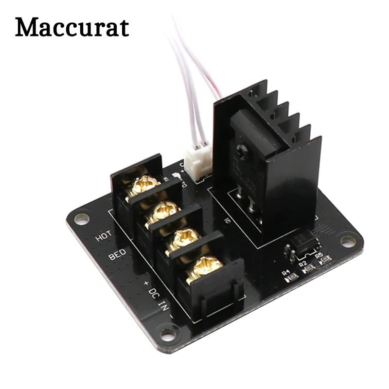 3D Printer Heated Bed Power Module /Hotbed MOSFET Expansion Module Inc 2pin Lead With Cable for Anet A8 A6 A2 Ramps 1.4 
3D Printer Heated Bed Power Module /Hotbed MOSFET Expansion Module Inc 2pin Lead With Cable for Anet A8 A6 A2 Ramps 1.4