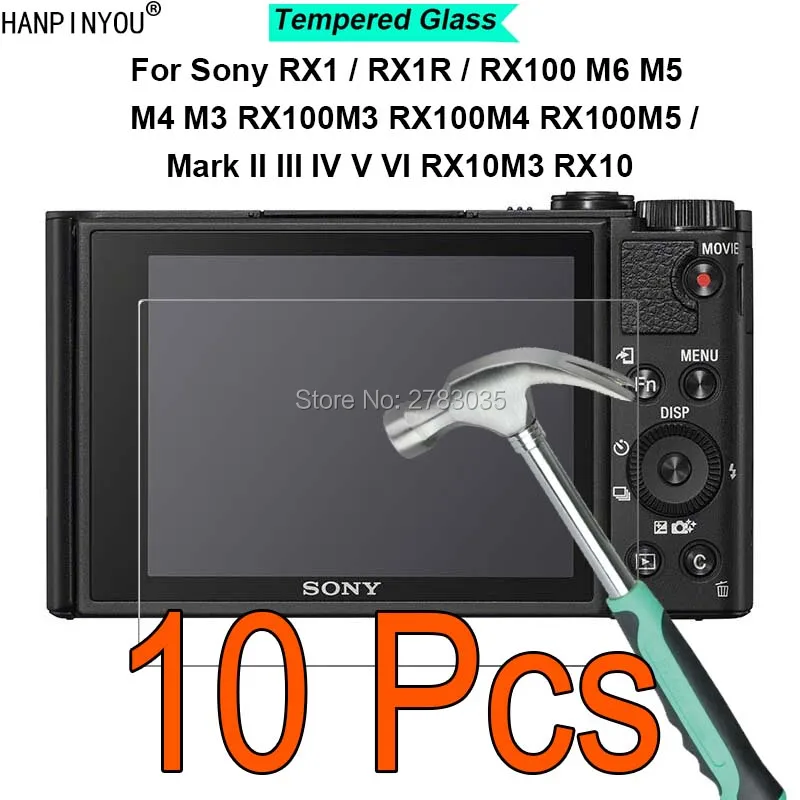 Закаленное стекло 2.5D для камеры Sony RX1 / RX1R RX100 M6 M5 M4 M3 9H защитная пленка экрана 10