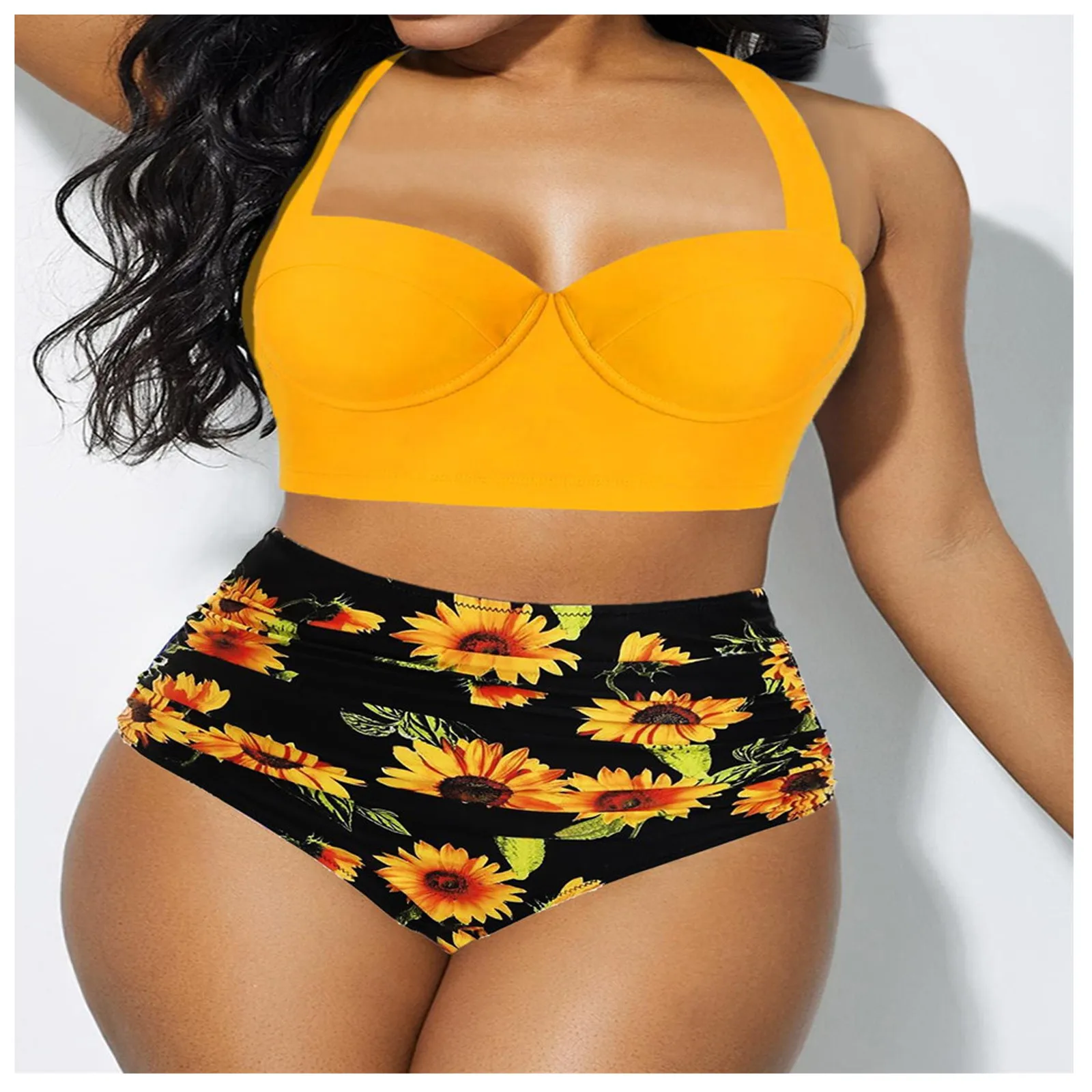 Drop Ship Women's Sexy High Breast Contrast Gradient Split Bikini Set Swimsuit 2021 Thong Brazilian Bikini Bathing Suit Swim
Drop Ship Women's Sexy High Breast Contrast Gradient Split Bikini Set Swimsuit 2021 Thong Brazilian Bikini Bathing Suit Swim