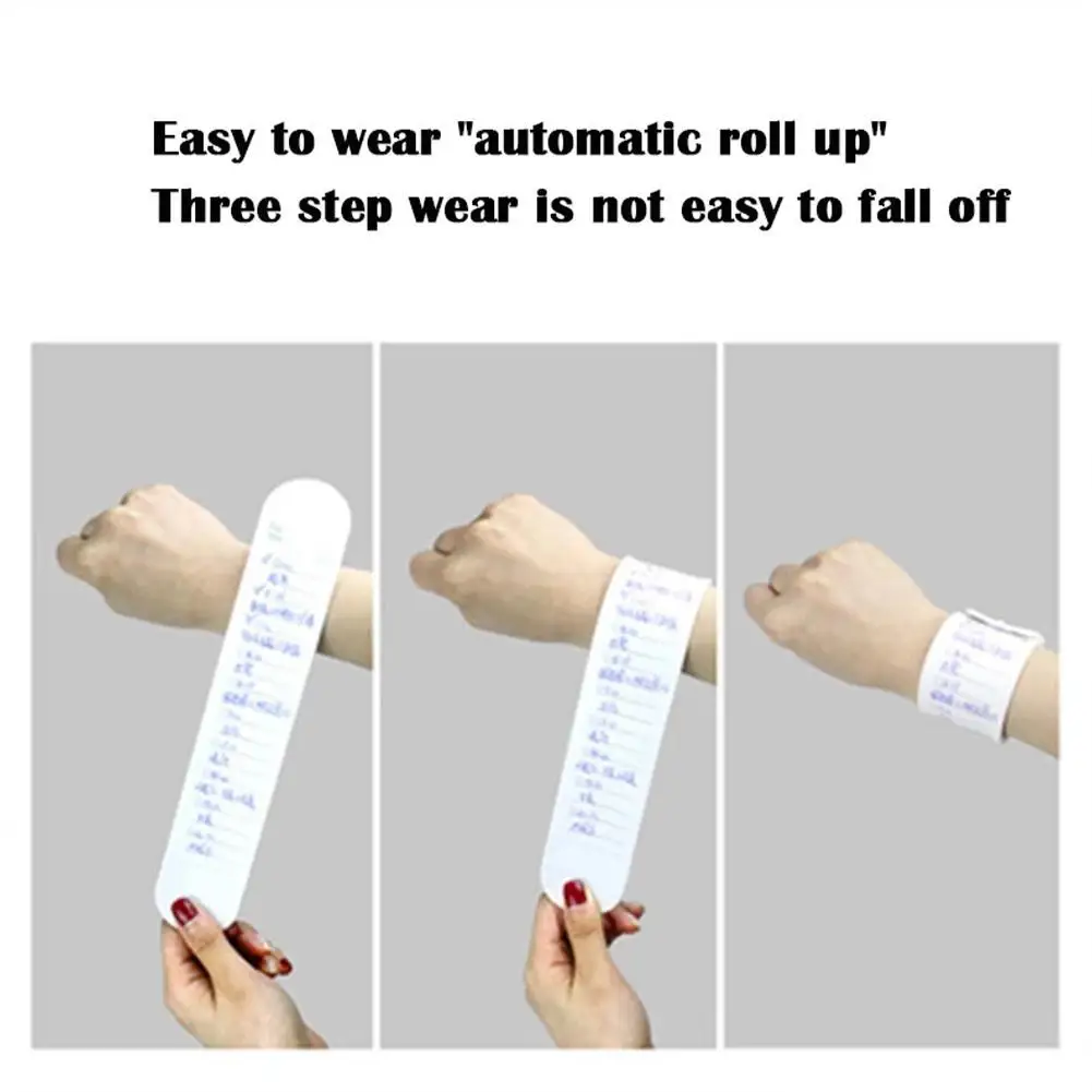 1 Pc Reusable Erasable Wearable Plan Memorandum Silicone Memo Waterproof Wristband Portable Note For Students Forgetful Elderly
1 Pc Reusable Erasable Wearable Plan Memorandum Silicone Memo Waterproof Wristband Portable Note For Students Forgetful Elderly