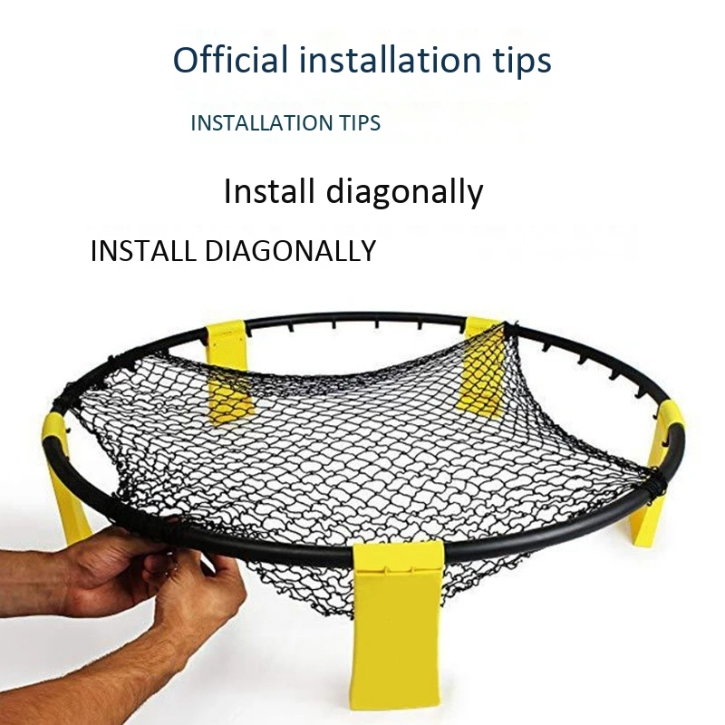 Новая сеть для игры Spikeball Замена сломанной сети совместима с круглой сеткой Игры