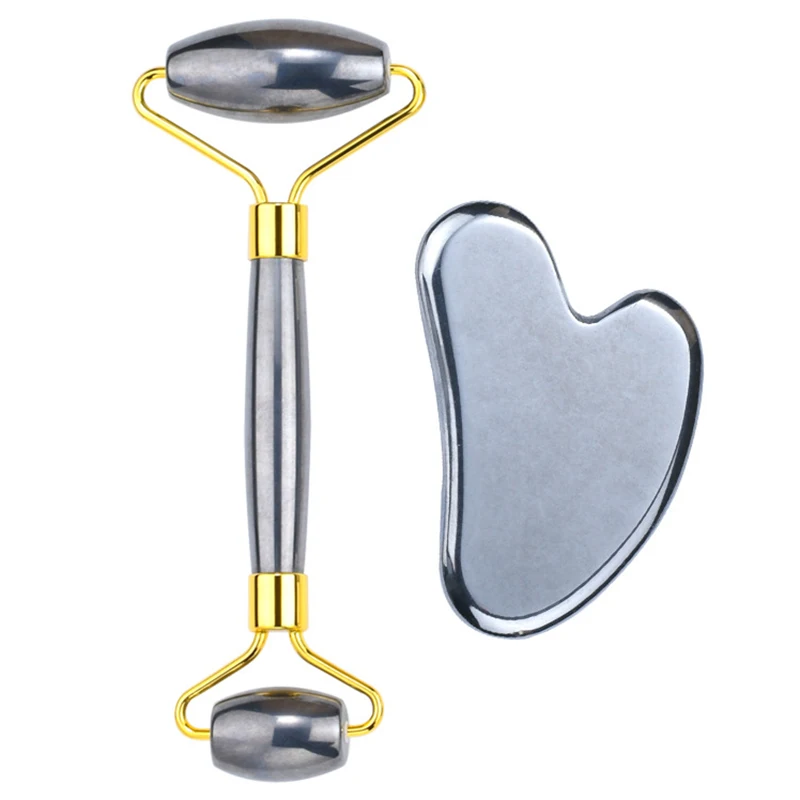 Terahertz Face Gua Sha Crystal Roller Facial Massage Scratch Board Beauty Skin Care Gouache Scraper Guasha Massager Set
Terahertz Face Gua Sha Crystal Roller Facial Massage Scratch Board Beauty Skin Care Gouache Scraper Guasha Massager Set