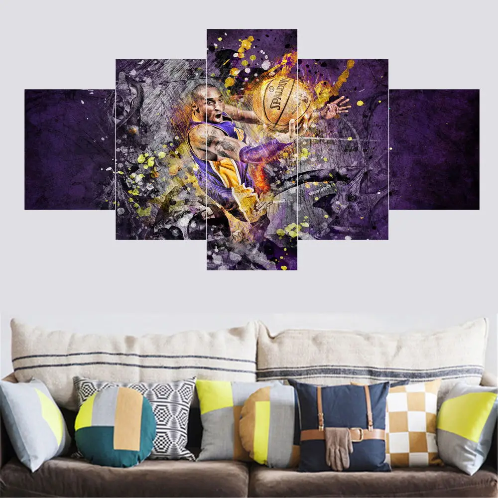 5 Pieces Wall Art Canvas Painting Basketball Star Poster Modern Home Living Room Bedroom For Decoration Framework Pictures
5 Pieces Wall Art Canvas Painting Basketball Star Poster Modern Home Living Room Bedroom For Decoration Framework Pictures