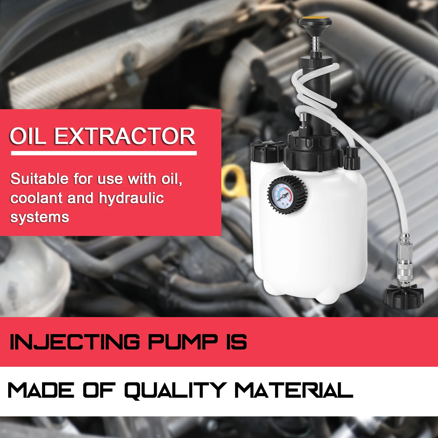 3L compression brake fluid replacement tool manual compression brake fluid replacement machine brake fluid injector switch
3L compression brake fluid replacement tool manual compression brake fluid replacement machine brake fluid injector switch