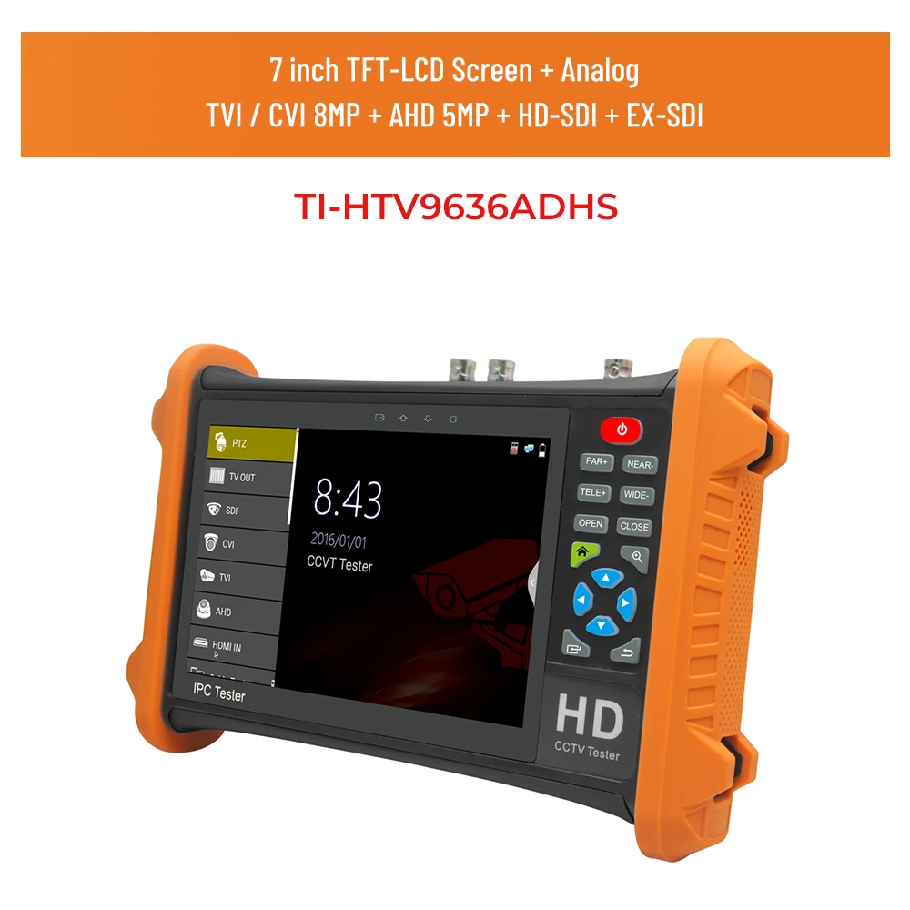 Pegatah 4k Monitor cctv tester monitor Video surveillance tester cctv ahd monitor utp tester Analog tester hdmi tester Monitors
Pegatah 4k Monitor cctv tester monitor Video surveillance tester cctv ahd monitor utp tester Analog tester hdmi tester Monitors
