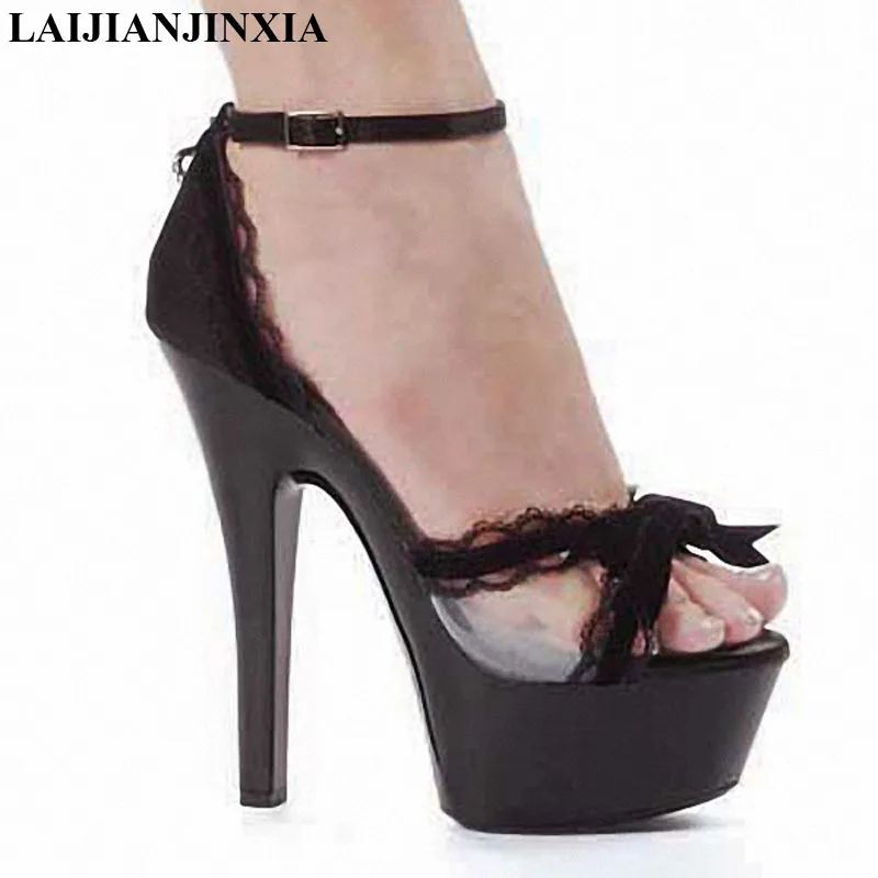 LAIJIANJINXIA Sexy Women Wedding Dancing Shoes Nightclub Party 15cm High Heels Thick Platform Sandals Pole Dance Shoes 
LAIJIANJINXIA Sexy Women Wedding Dancing Shoes Nightclub Party 15cm High Heels Thick Platform Sandals Pole Dance Shoes