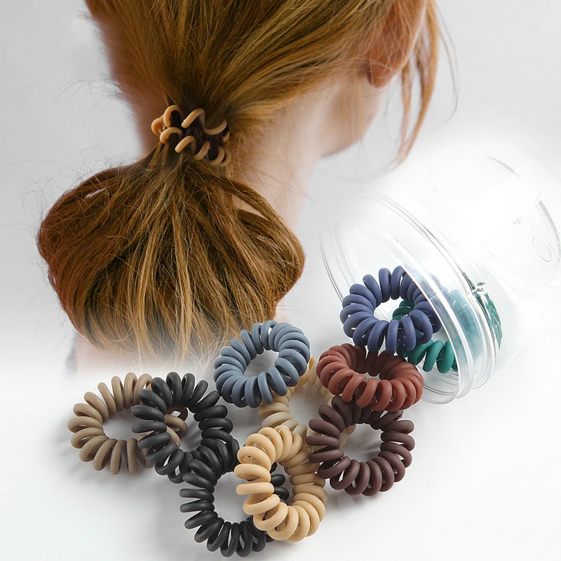 5/10/20pcs cans Women Thin Colorful Elastic Plastic Rubber Telephone Cord Wire No Crease Hair Ties Scrunchies Hair Ring Band
5/10/20pcs cans Women Thin Colorful Elastic Plastic Rubber Telephone Cord Wire No Crease Hair Ties Scrunchies Hair Ring Band