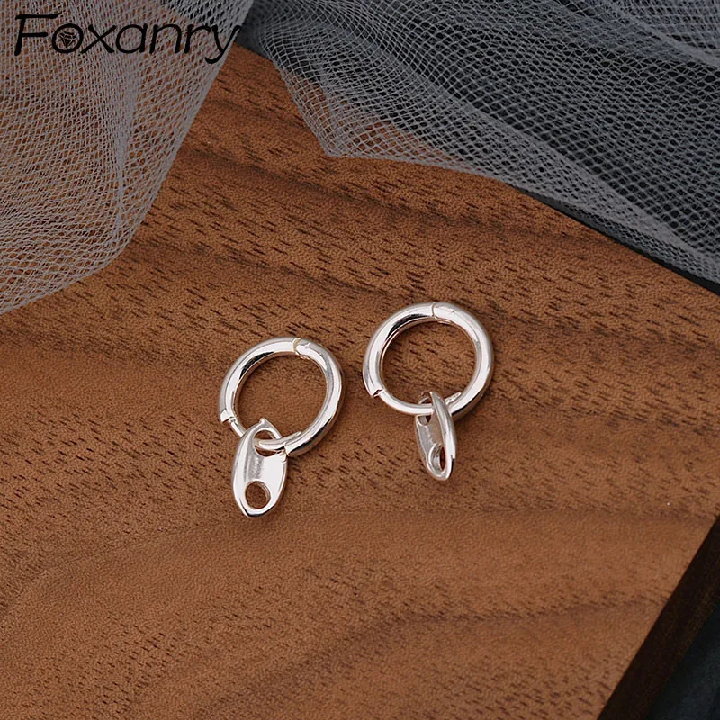 Серьги Foxanry из серебра 925 пробы, с застежкой в виде свиного носа
Серьги Foxanry из серебра 925 пробы, с застежкой в виде свиного носа