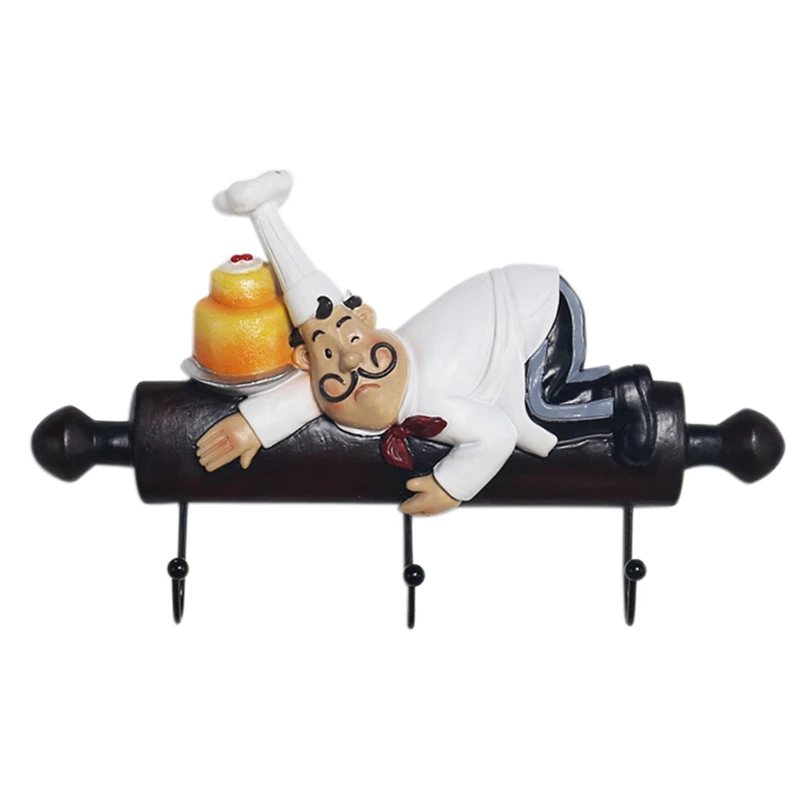 Wall Hanging Decoration Cute Decoration Chef Doll Wall Hanging Rack Hook Hanger Suitable For Family Kitchen Restaurant
Wall Hanging Decoration Cute Decoration Chef Doll Wall Hanging Rack Hook Hanger Suitable For Family Kitchen Restaurant