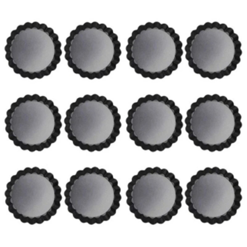 12 Pcs Tart Pan,Non Stick 4 Inch Tart Pan with Removable Bottom Quiche Pan Loose Bottom for Baking Pies,Tarts,Quiches 
12 Pcs Tart Pan,Non Stick 4 Inch Tart Pan with Removable Bottom Quiche Pan Loose Bottom for Baking Pies,Tarts,Quiches