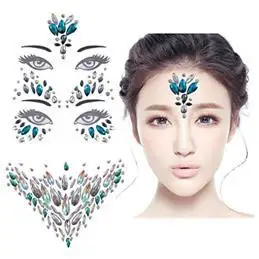 Adhesive Temporary Tattoo Stickers Face Jewels Festival Party Body Gems Rhinestone Glitter Flash Tattoos Stickers Body Make Up
Adhesive Temporary Tattoo Stickers Face Jewels Festival Party Body Gems Rhinestone Glitter Flash Tattoos Stickers Body Make Up