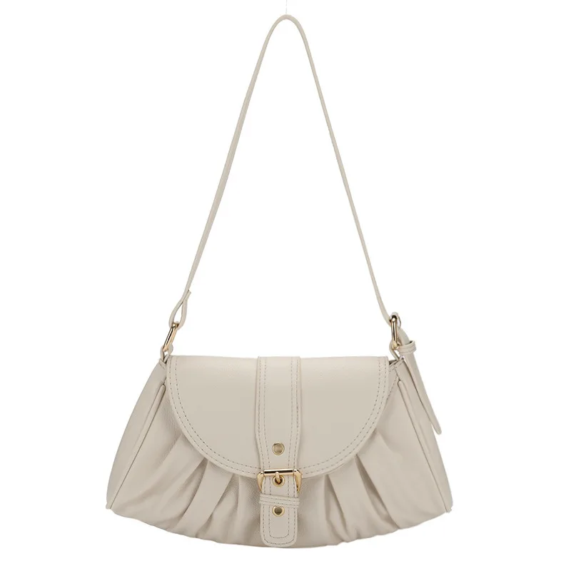 Fashion Designer Shoulder Bag Solid Ruched Pu Leather Handbag and Purse for Women Bags
Fashion Designer Shoulder Bag Solid Ruched Pu Leather Handbag and Purse for Women Bags