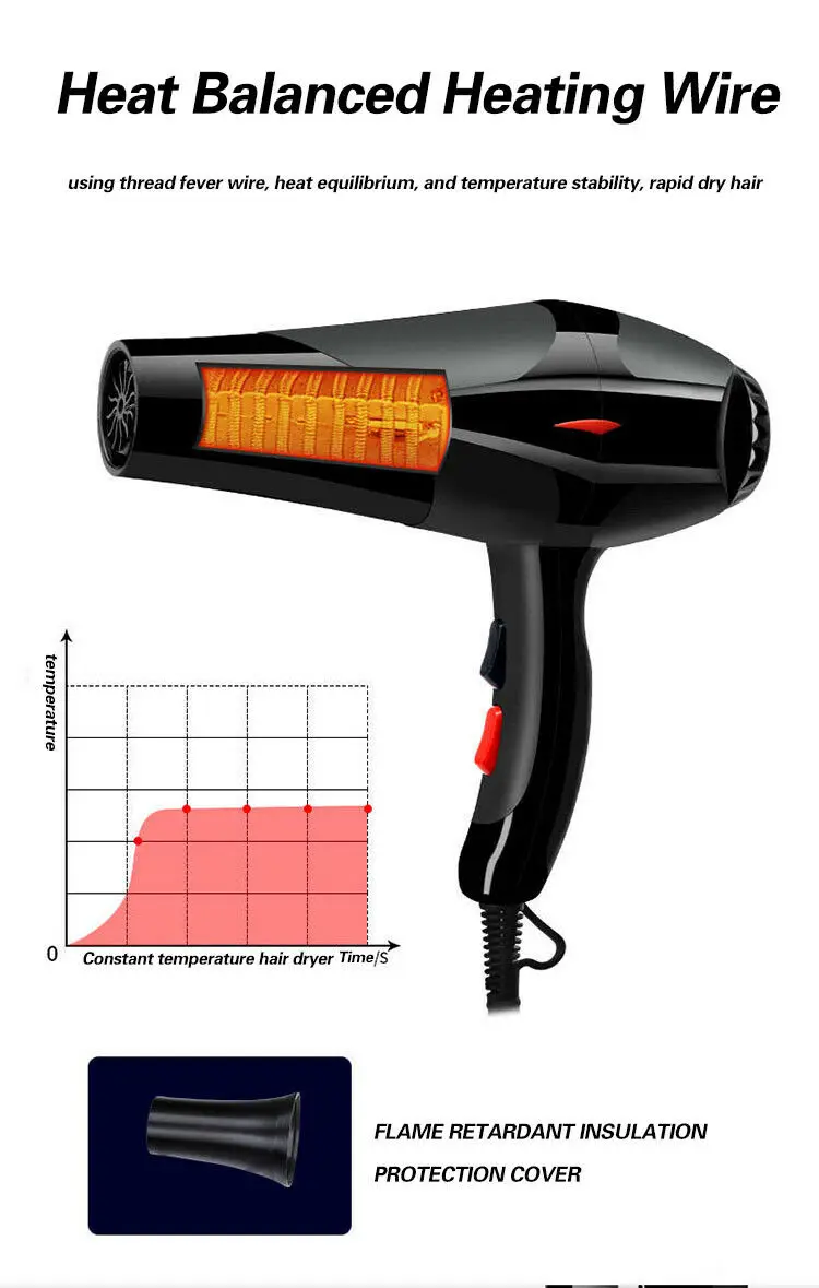 new 220V Blow Dryer 2000W Hair Dryer Household Strong Power Electric Hair Dryer Barber Salon Styling Tools Blow Canister EU Plug
new 220V Blow Dryer 2000W Hair Dryer Household Strong Power Electric Hair Dryer Barber Salon Styling Tools Blow Canister EU Plug