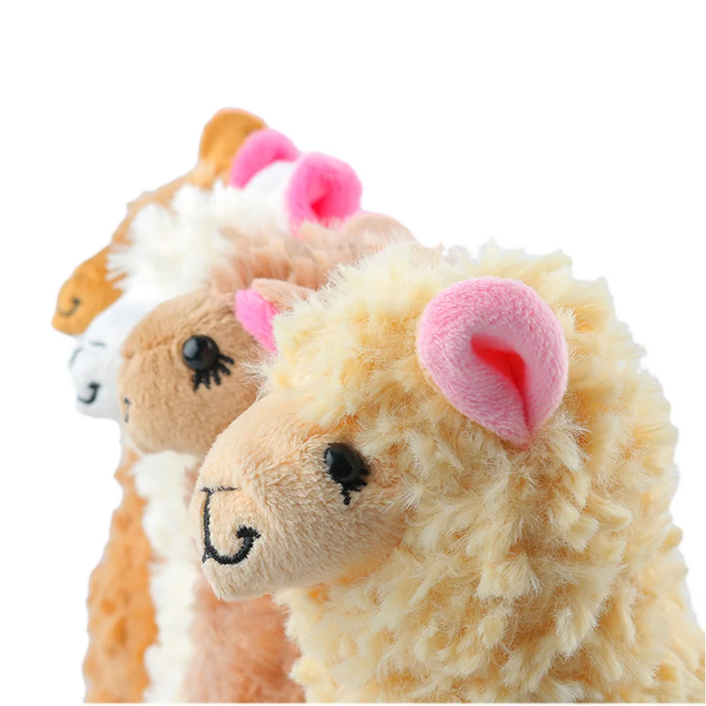 23cm New Alpaca Plush Toy 4Colors Cute Animal Doll Soft Cotton stuffed doll Home office decor Kids girl Birthday Christmas Gift 
23cm New Alpaca Plush Toy 4Colors Cute Animal Doll Soft Cotton stuffed doll Home office decor Kids girl Birthday Christmas Gift