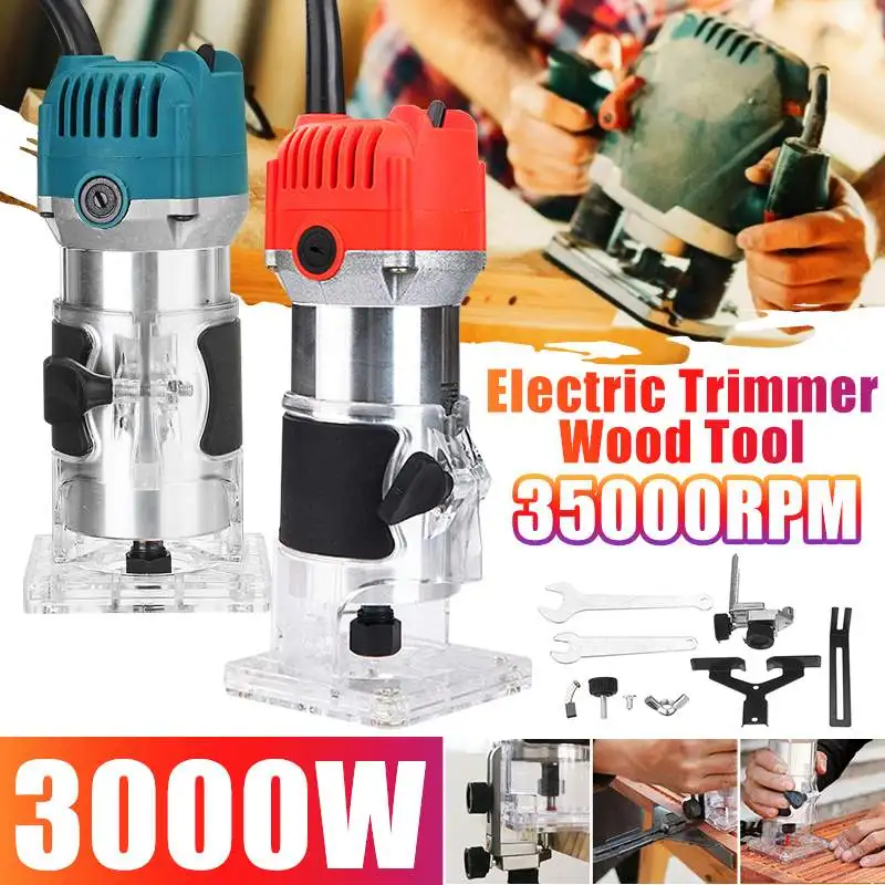 3000W Electric Laminate Edge Trimmer Wood Router Carving Machine Carpentry Woodworking Power Tools 220V Electric Hand Trimme
3000W Electric Laminate Edge Trimmer Wood Router Carving Machine Carpentry Woodworking Power Tools 220V Electric Hand Trimme