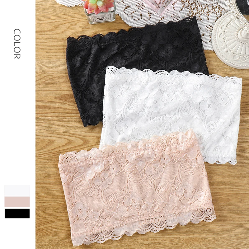 Women's Tube Crop Short Top Tank Summer Female Fashion Solid White Underwear Lace Sexy Black Strapless Bandeau Bustier Bra
Women's Tube Crop Short Top Tank Summer Female Fashion Solid White Underwear Lace Sexy Black Strapless Bandeau Bustier Bra
