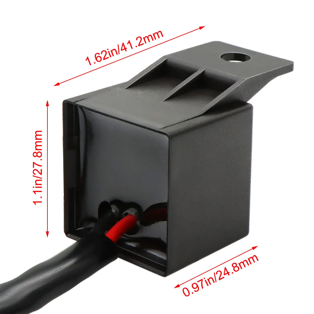 Nuoxintr 12A 2Pin Electronic LED Flasher Relay for Honda Kawasaki Suzuki Yamaha Motorcycle Turn Signal Bulb Hyper Flash
Nuoxintr 12A 2Pin Electronic LED Flasher Relay for Honda Kawasaki Suzuki Yamaha Motorcycle Turn Signal Bulb Hyper Flash