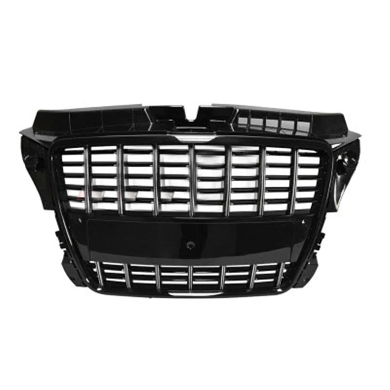 Black and Chrome Front Grille For 2009-2013 Audi A3 Upgrade S3 ABS Plastic Hood Grill with Silvery Emblem Car Auto Body Parts
Black and Chrome Front Grille For 2009-2013 Audi A3 Upgrade S3 ABS Plastic Hood Grill with Silvery Emblem Car Auto Body Parts