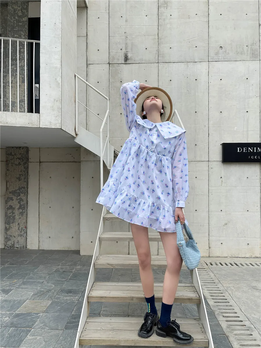 ZCSMLL Shirt Dress Printing New Vintage Korean Fashion Lantern Sleeve Floral A-line Vestido 2021 Spring Summer
ZCSMLL Shirt Dress Printing New Vintage Korean Fashion Lantern Sleeve Floral A-line Vestido 2021 Spring Summer