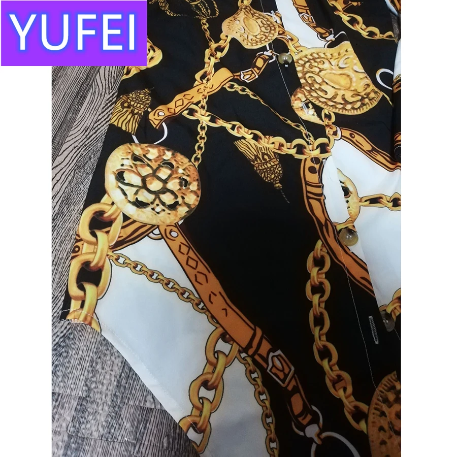 New Print Ladies Dress Sexy Nightclub Lace Short Dress Bend Hem Chain Print Belt Casual Shirt Dress Variety Optional
New Print Ladies Dress Sexy Nightclub Lace Short Dress Bend Hem Chain Print Belt Casual Shirt Dress Variety Optional