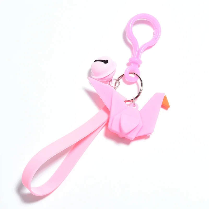 PVC Creative Paper Crane Cartoon Anime Keychain Cute Fashion Girl Toy Korean Bag Car Key Ring Gift Pendant Accessories 
PVC Creative Paper Crane Cartoon Anime Keychain Cute Fashion Girl Toy Korean Bag Car Key Ring Gift Pendant Accessories