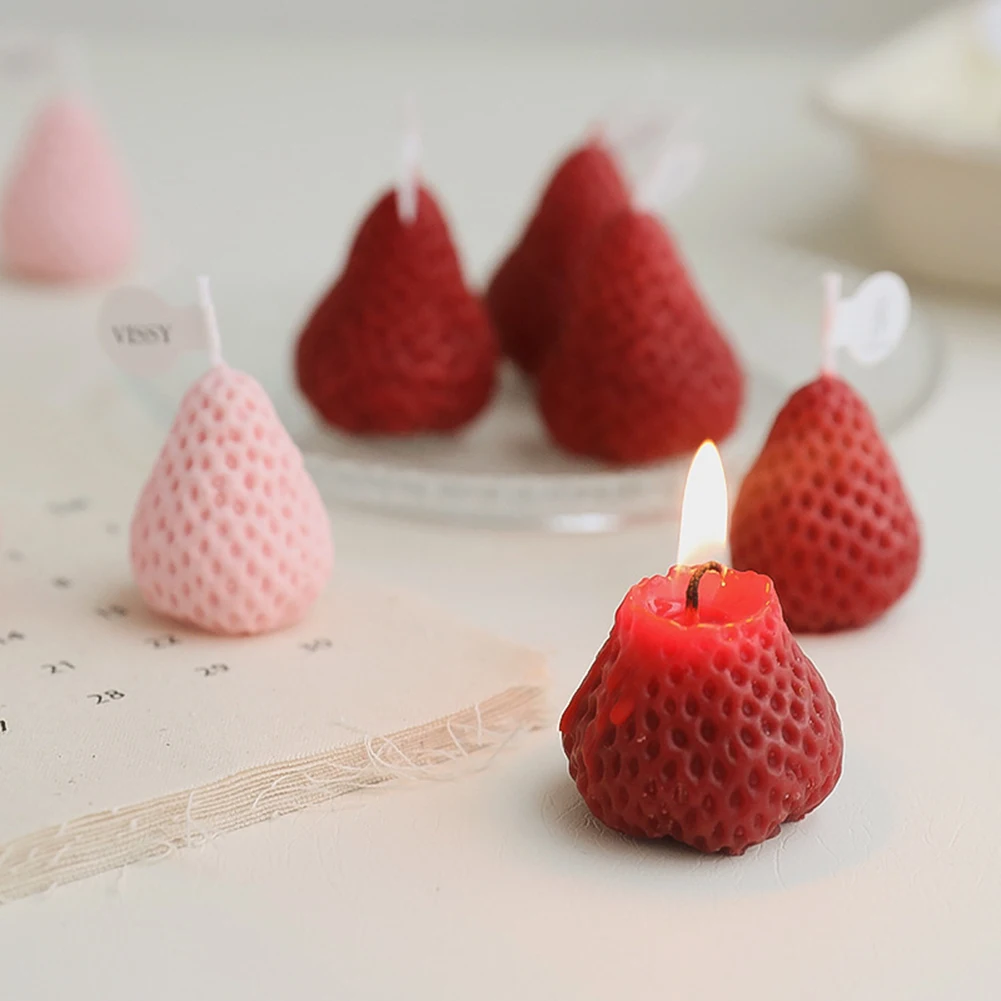 4Pcs Strawberry Candles Mini Decorative Aromatic Wax Candle Scented Candle for Home Bedroom Wedding Party Xmas Gifts
4Pcs Strawberry Candles Mini Decorative Aromatic Wax Candle Scented Candle for Home Bedroom Wedding Party Xmas Gifts