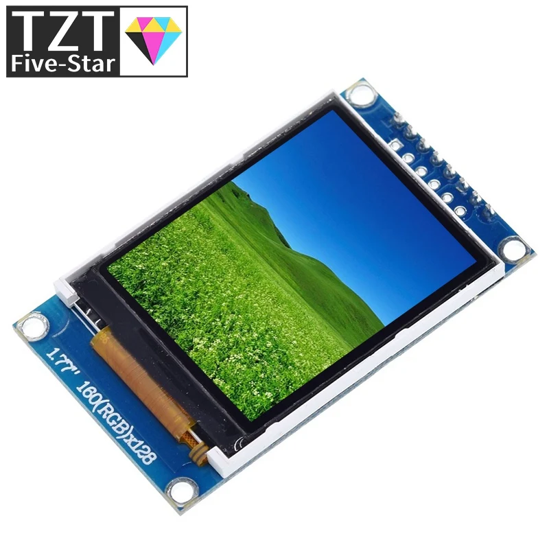 

TZT 1.77 inch TFT LCD screen 128*160 1.77 TFTSPI TFT color screen module serial port module
