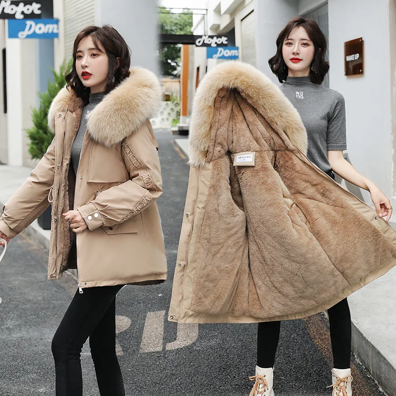 ZQLZ 2021 Winter Jacket Women Fur Hooded Parka Long Jacket Cotton Padded Winter Coat Women Warm Thicken Jaqueta Feminina Inverno
ZQLZ 2021 Winter Jacket Women Fur Hooded Parka Long Jacket Cotton Padded Winter Coat Women Warm Thicken Jaqueta Feminina Inverno