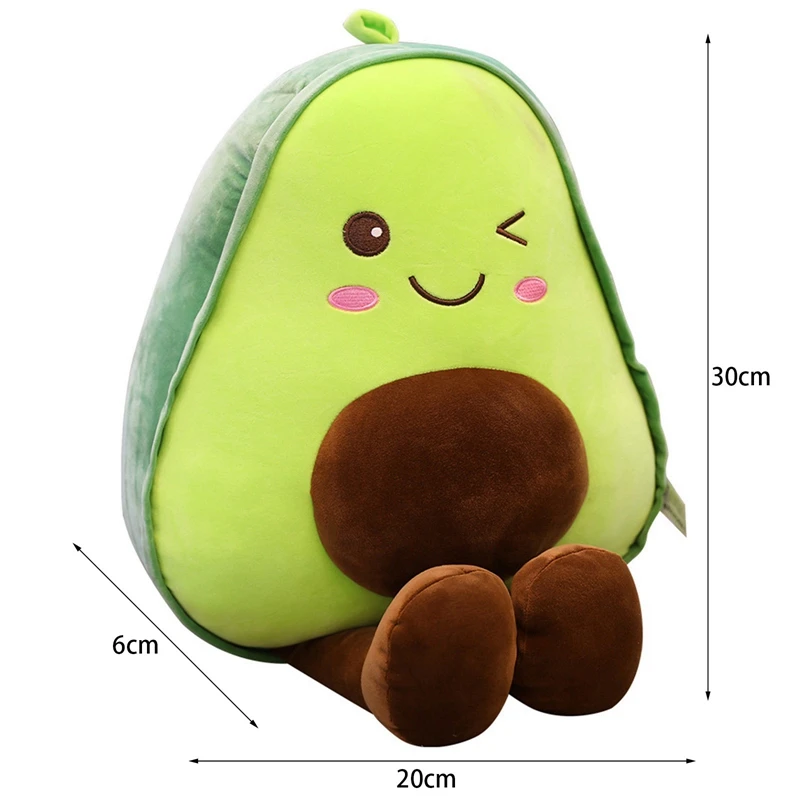 30cm Cute Avocado Stuffed Plush Toy Filled Doll Fruit Cushion Pillow Soft Plush Doll Toy Child Baby Girl Birthday Gift 
30cm Cute Avocado Stuffed Plush Toy Filled Doll Fruit Cushion Pillow Soft Plush Doll Toy Child Baby Girl Birthday Gift