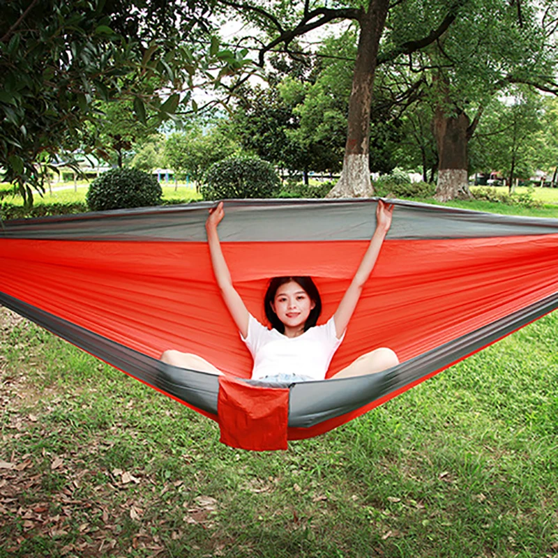 Single Double Hammock Bring Backpack Portable Super Light Camping Outdoor Hammock Safety Soft And Tear Resistant Nylon Fabric
Single Double Hammock Bring Backpack Portable Super Light Camping Outdoor Hammock Safety Soft And Tear Resistant Nylon Fabric