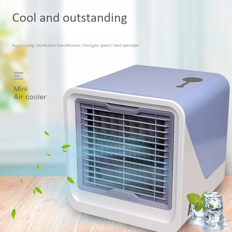 Mini USB Air Conditioner Portable Air Cooler Multifunction Desktop Humidifier Purifier Air Cooling Fan For Office Bedroom 
Mini USB Air Conditioner Portable Air Cooler Multifunction Desktop Humidifier Purifier Air Cooling Fan For Office Bedroom