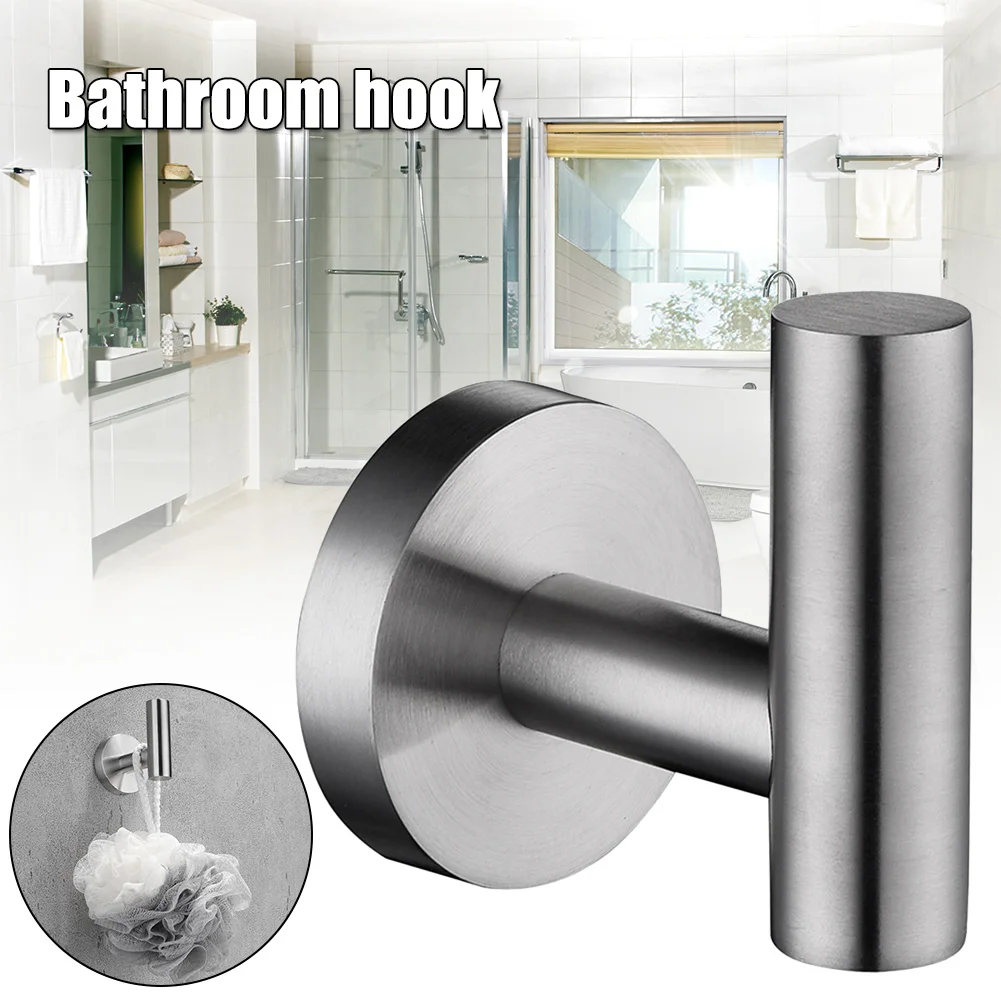 1/2 Pcs Bathroom Towel Hooks Coat Robe Clothes Stainless Steel Wall Mounted for Bedroom Hotel Restroom EIG88
1/2 Pcs Bathroom Towel Hooks Coat Robe Clothes Stainless Steel Wall Mounted for Bedroom Hotel Restroom EIG88