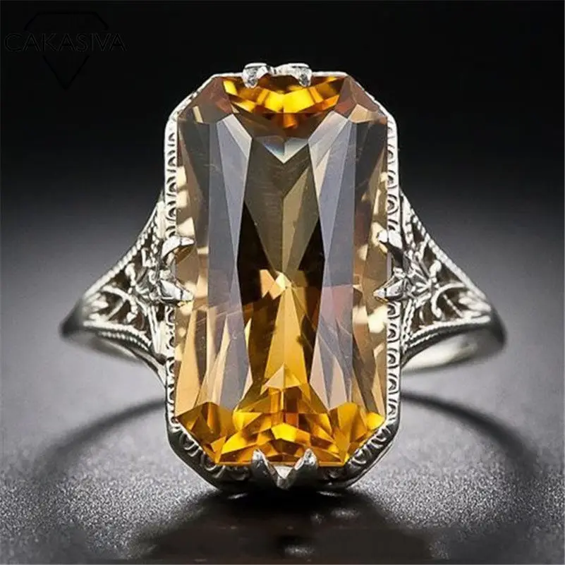 Citrine Pierced Engraved Ring Exaggerated Silver Jewelry Vintage Jewelry Ring 925 Silver Rings for Women
Citrine Pierced Engraved Ring Exaggerated Silver Jewelry Vintage Jewelry Ring 925 Silver Rings for Women
