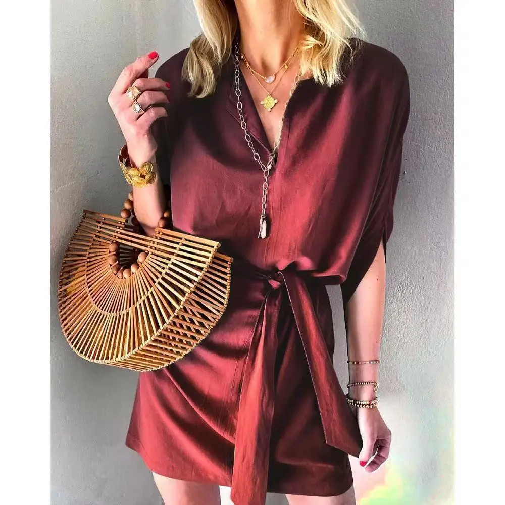 2021 Summer Women Loose Vintage Ruffles Dress Belt Large Big Boho Casual Party Elegant Dresses Befree
2021 Summer Women Loose Vintage Ruffles Dress Belt Large Big Boho Casual Party Elegant Dresses Befree