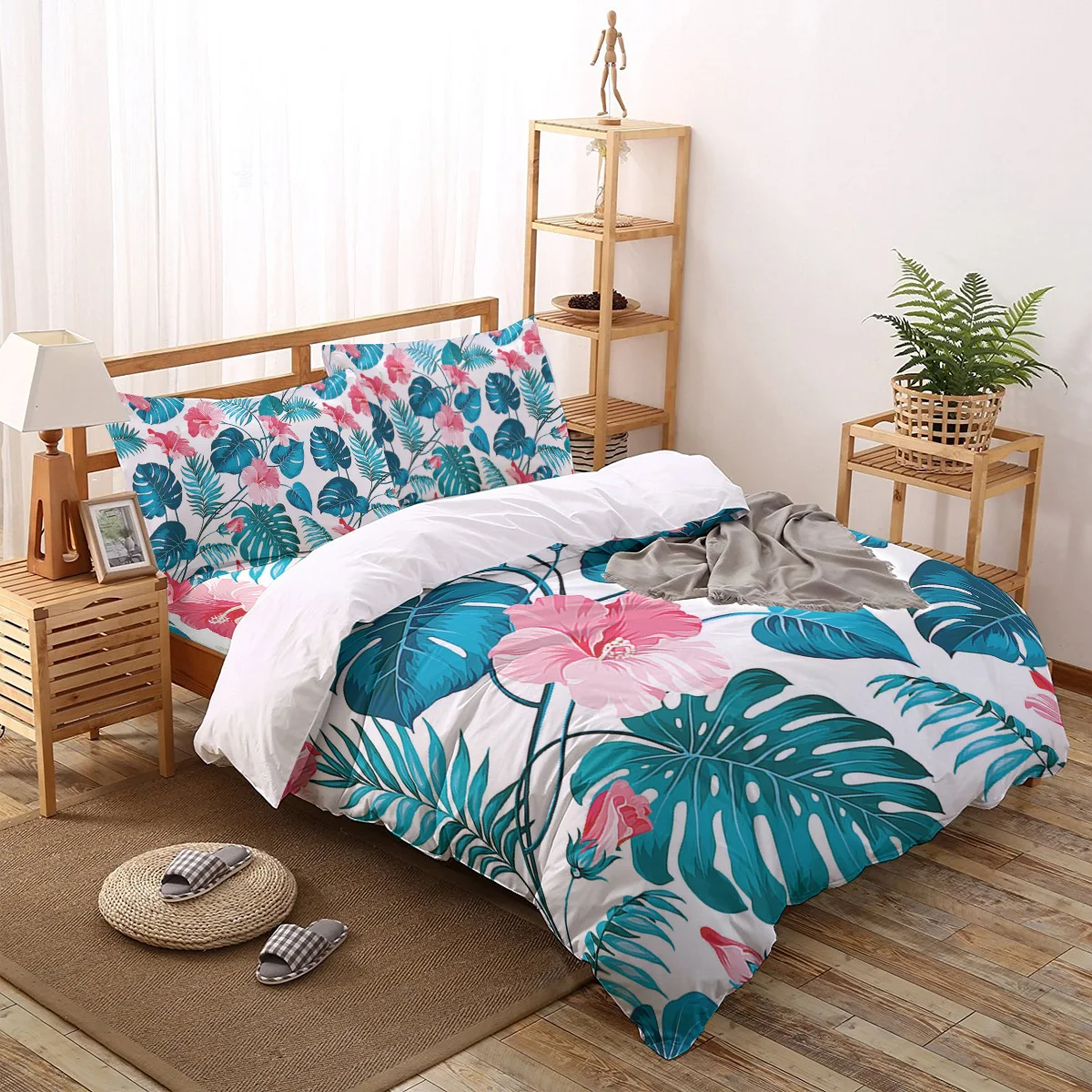 Red Flowers With Large Leaves Seamless Bedding Set Sheet Linens Duvet Cover Set For Bed Cover Pillowcase For Home
Red Flowers With Large Leaves Seamless Bedding Set Sheet Linens Duvet Cover Set For Bed Cover Pillowcase For Home