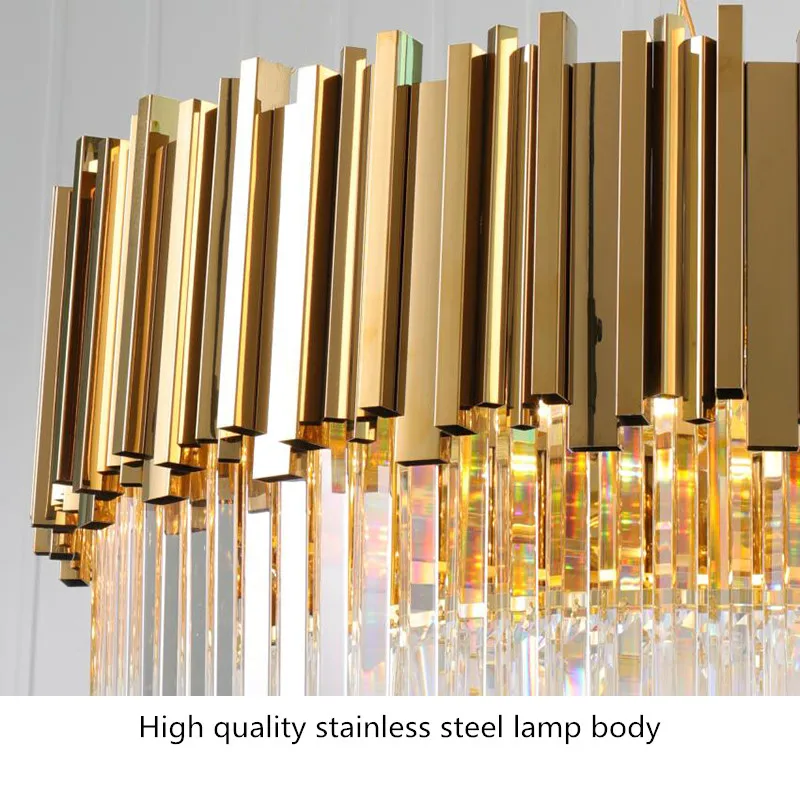 New Luxury design crystal chandeliers modern lamp AC110V 220v gold dining room living room chandeliers LED crystal lights
New Luxury design crystal chandeliers modern lamp AC110V 220v gold dining room living room chandeliers LED crystal lights