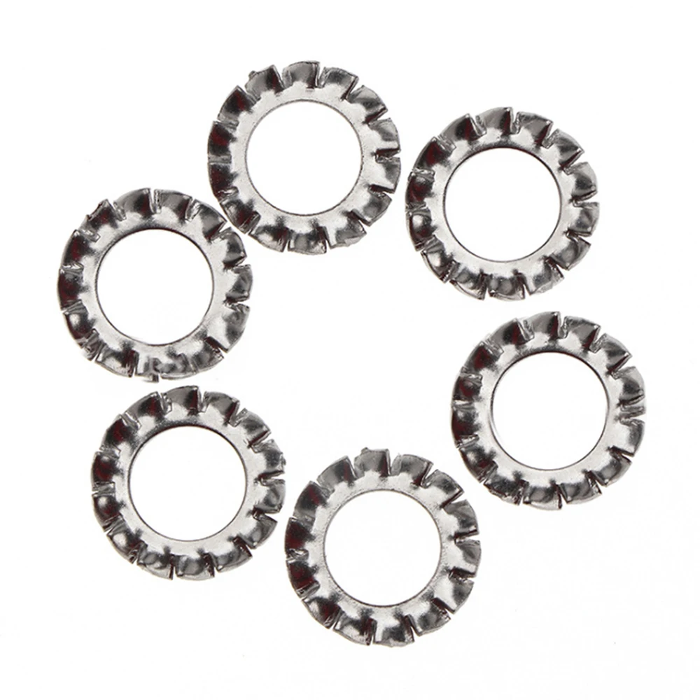 300PCS 304 Stainless Steel External Serrated Lock Washer Anti-loosening Washer M2.5-M8 Kit
300PCS 304 Stainless Steel External Serrated Lock Washer Anti-loosening Washer M2.5-M8 Kit
