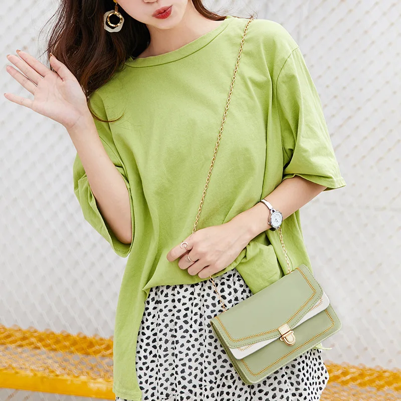 Bag female 2020 new Korean fashion tide Joker shoulder messenger bag sweet lady chain handbag wholesale
Bag female 2020 new Korean fashion tide Joker shoulder messenger bag sweet lady chain handbag wholesale