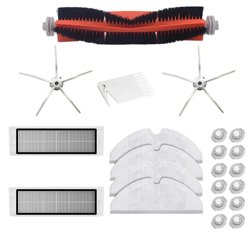 Main Brush Black Side Brush HEPA Filter for Xiaomi Roborock S6 S5 MAX S60 S65 S50 S55 E25 E35 Vacuum Parts Accessories
Main Brush Black Side Brush HEPA Filter for Xiaomi Roborock S6 S5 MAX S60 S65 S50 S55 E25 E35 Vacuum Parts Accessories