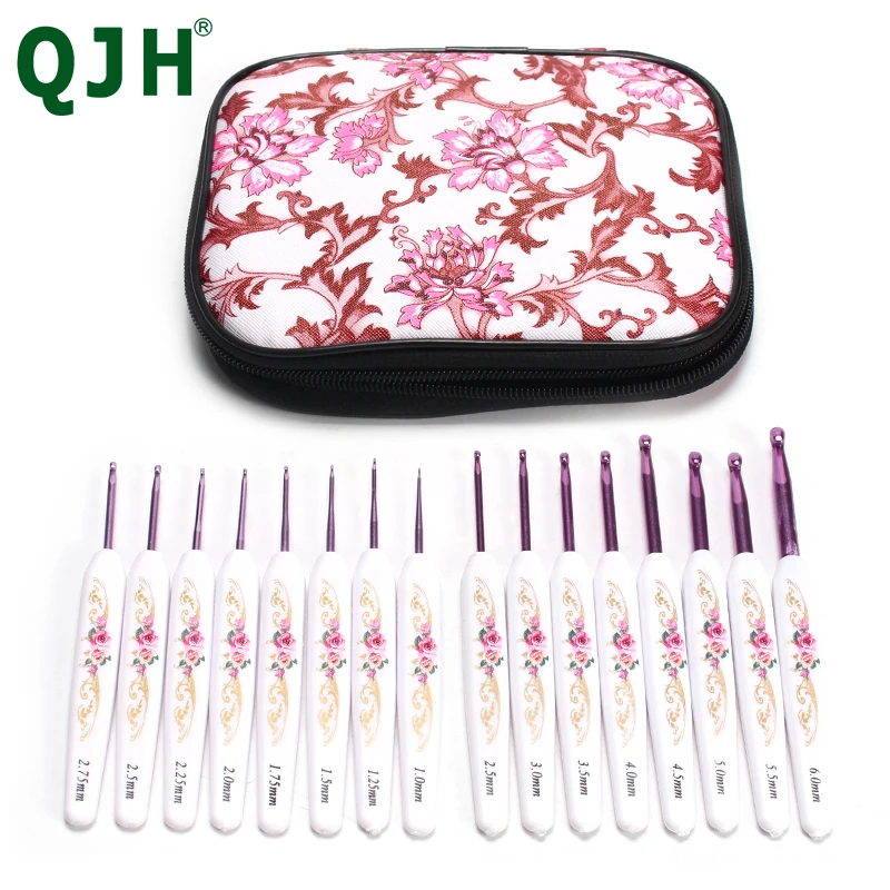 QJH 16-Piece Printed Aluminum Alloy Crochet Set with ABS Plastic Handle For Crocheting Hats, Sweaters, Baby Socks, Scarves, Etc.
QJH 16-Piece Printed Aluminum Alloy Crochet Set with ABS Plastic Handle For Crocheting Hats, Sweaters, Baby Socks, Scarves, Etc.