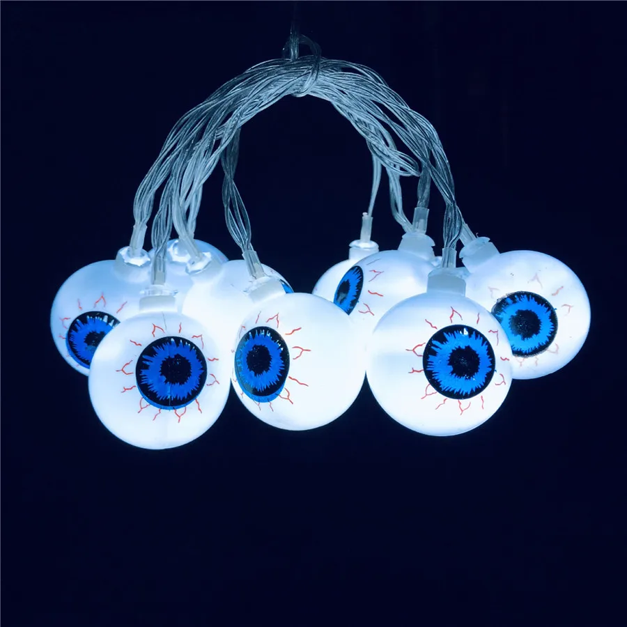 10 Leds Ghost eye Halloween string Light Battery powered Steay indoor halloween decoration Steady on Night light for Party
10 Leds Ghost eye Halloween string Light Battery powered Steay indoor halloween decoration Steady on Night light for Party