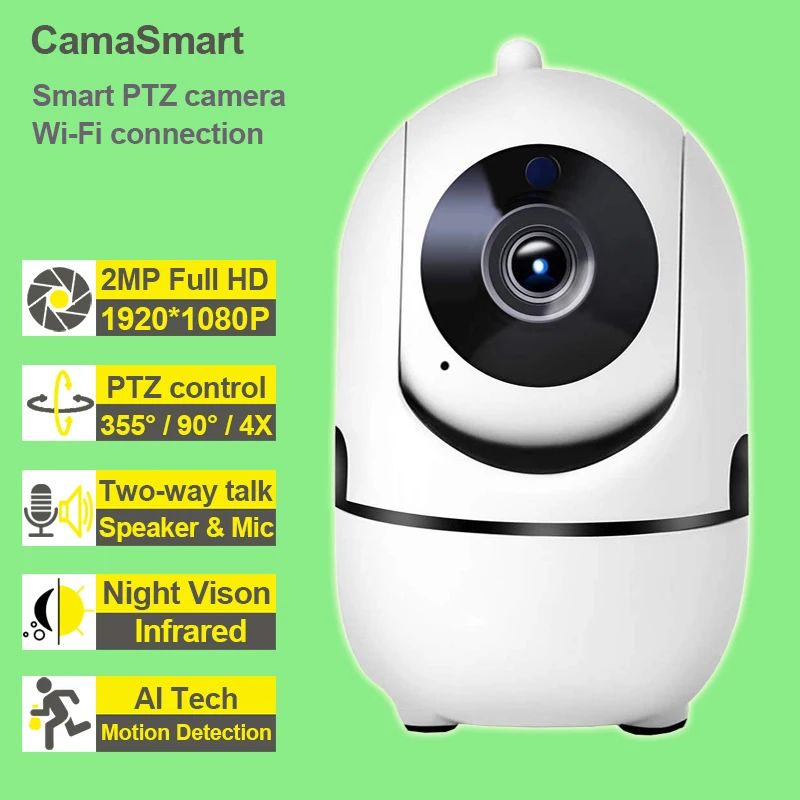 IP Camera Wifi Wireless Mini Indoor Security Surveillance CCTV 360 Night Vision Baby Monitor HD 1080p Smart Life YCC365 APP
IP Camera Wifi Wireless Mini Indoor Security Surveillance CCTV 360 Night Vision Baby Monitor HD 1080p Smart Life YCC365 APP